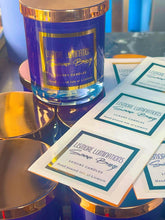 Load image into Gallery viewer, Summer Breeze - Blue Glass candle