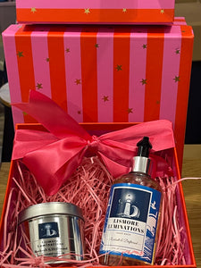 Mothers day gift - hand wash and 8oz candle gift box