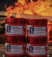 Load image into Gallery viewer, Shimmering Spruce - 8 oz tin Christmas red tins