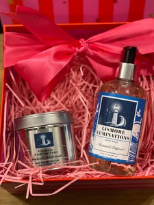 Mothers day gift - hand wash and 8oz candle gift box