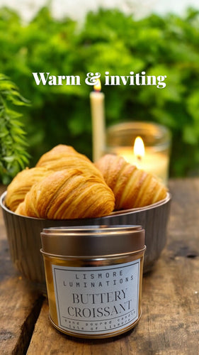 Buttery Croissant Tin Candle