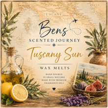 Load image into Gallery viewer, Bens Scented journey - wax melts - Tuscany Sun