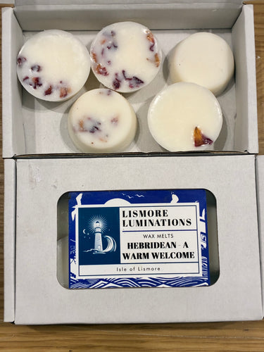 Boxed Wax Melts - Hebridean 5 Melts