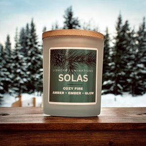 Solas - small glass candle