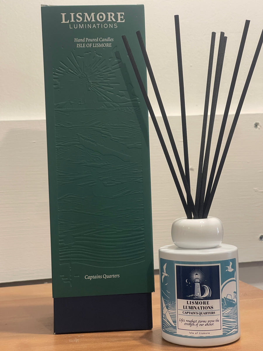 Luxury white diffuser with gift box Captains Quarter – Lismore Lumination