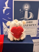 Load image into Gallery viewer, Mice holding a love heart .