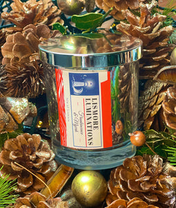 Luxury Glass Christmas candle - Frankincense & Myrrh