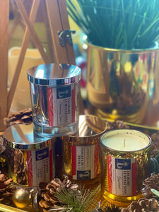 Luxury Glass Christmas candle - Frankincense & Myrrh